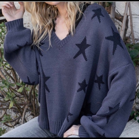 Indigo Blue POL Star Sweater - Picture 3 of 6